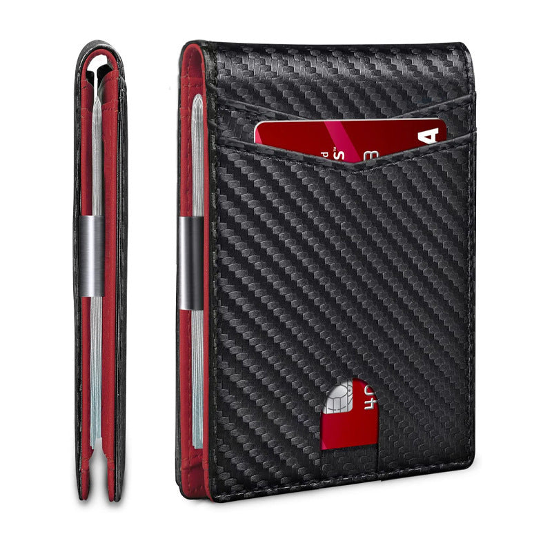 Imprescindible para hombres 👛 Cartera minimalista para hombre con función de protección RFID 👨