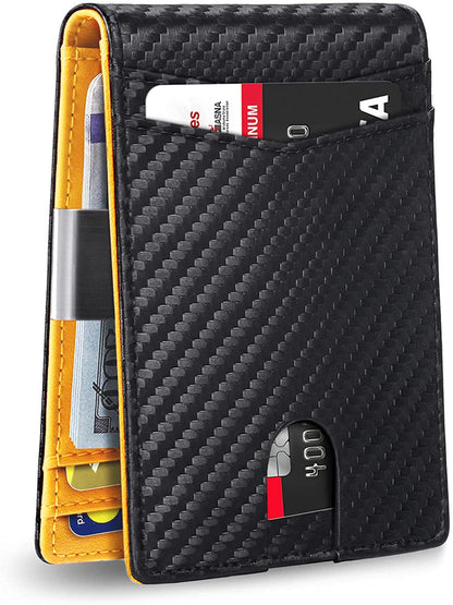 Imprescindible para hombres 👛 Cartera minimalista para hombre con función de protección RFID 👨