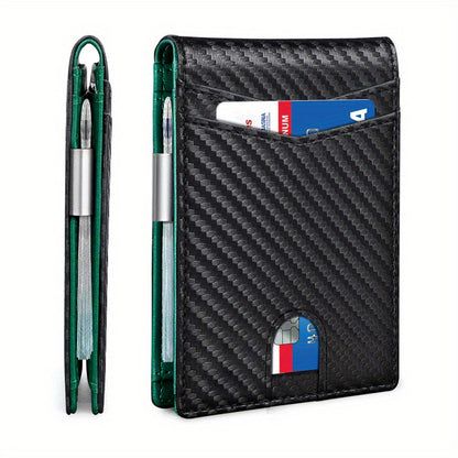 Imprescindible para hombres 👛 Cartera minimalista para hombre con función de protección RFID 👨