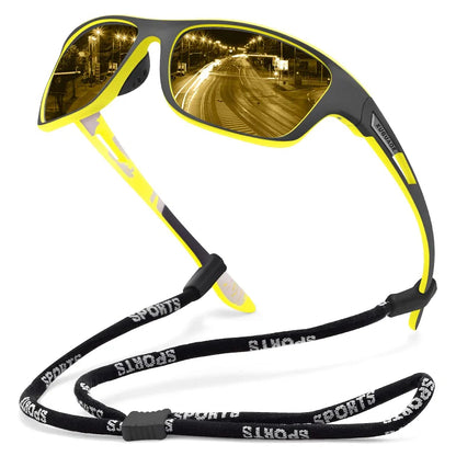 【Compra 1 y obten 1 gratis】Gafas de sol polarizadas de visión nocturna para ciclismo