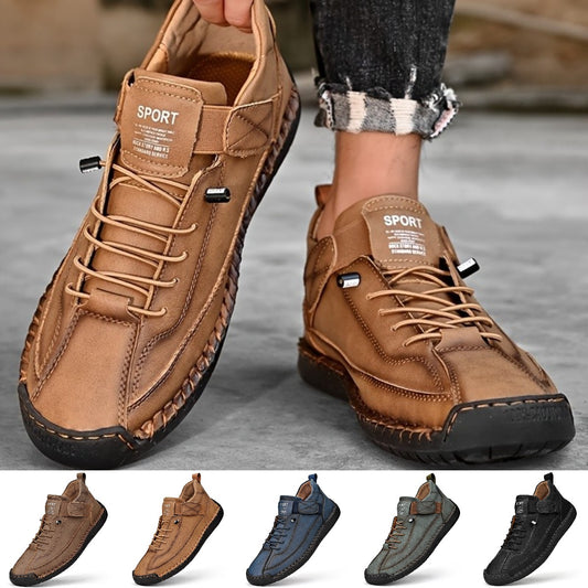 🥾Zapatos casuales de hombre, para uso diario, trabajo y actividades al aire libre, zapatos de alta calidad cosidos a mano.