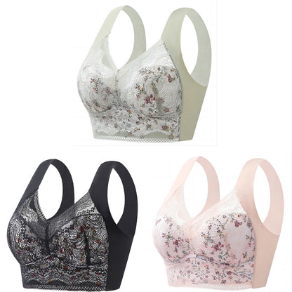 【¡50% de descuento!Conjunto de 3 piezas】💕🎁sujetador ultrafino transpirable y ajustable de seda de hielo (40 kg-100 kg)