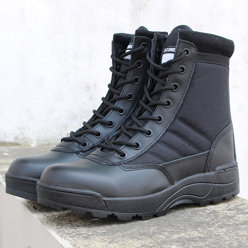 【39-45】Botas militares de hombre para senderismo y montañismo al aire libre.
