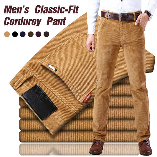 🏆 Top Ventas【Descuento -50% 🔥🔥】Pantalones de pana para hombre Classic Fit