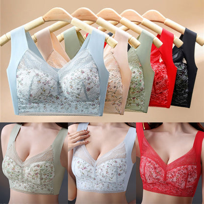 【¡50% de descuento!Conjunto de 3 piezas】💕🎁sujetador ultrafino transpirable y ajustable de seda de hielo (40 kg-100 kg)