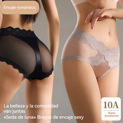 🔥Conjunto de 6 piezas a un precio increíble🍑 Braguitas de encaje de talle alto que realzan las caderas: ¡consigue al instante un trasero con forma de melocotón! ✨