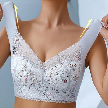 【¡50% de descuento!Conjunto de 3 piezas】💕🎁sujetador ultrafino transpirable y ajustable de seda de hielo (40 kg-100 kg)