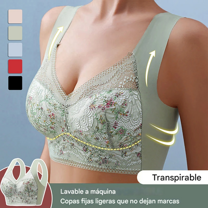 【¡50% de descuento!Conjunto de 3 piezas】💕🎁sujetador ultrafino transpirable y ajustable de seda de hielo (40 kg-100 kg)