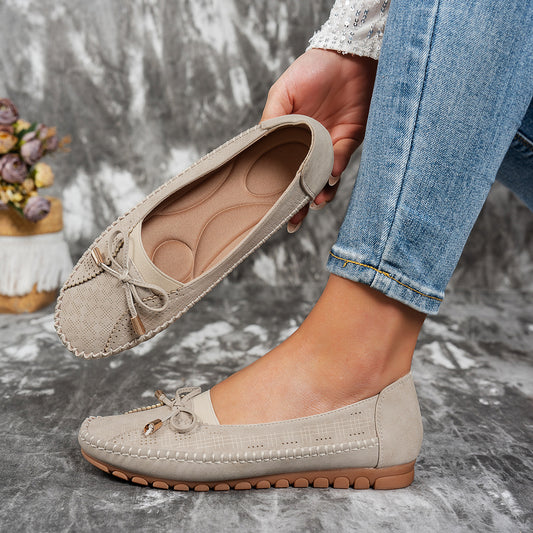 🔥 Dámské ploché boty (velikosti 36-43), vyrobené z pravé kůže, lehké, protiskluzové, prodyšné a pohodlné.