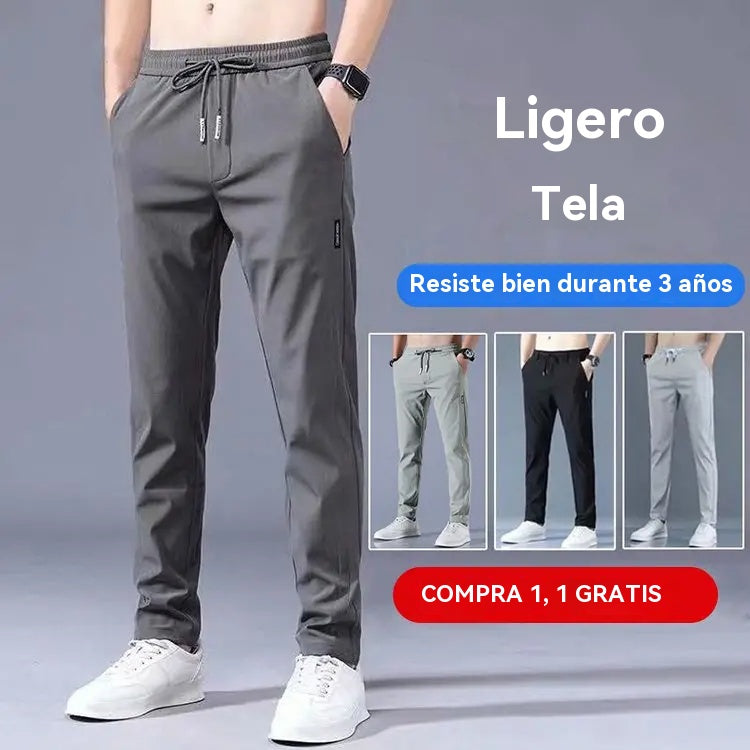 💥【Compra 1 y llévate 1 gratis】【M-5XL】🔥💥2026 Nuevos pantalones elásticos casuales para hombre, cómodos y elegantes