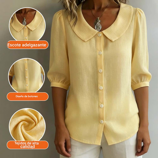 🌸【50% de Descuento!S-3XL】Cárdigan de manga corta para mujer con botones, ideal para primavera. Pago contra entrega✅