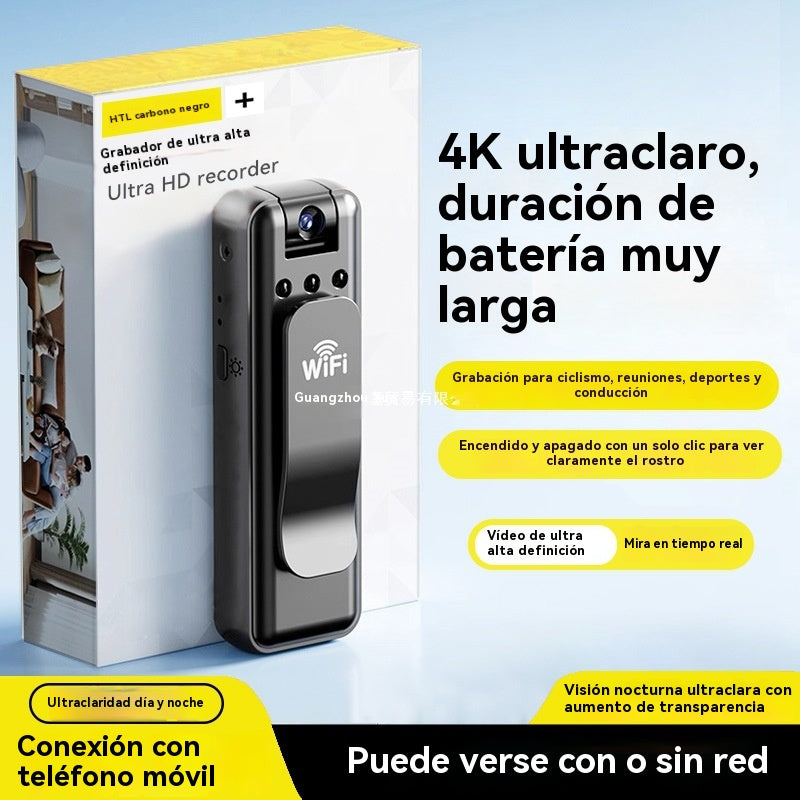 🔥【¡Oferta por tiempo limitado!】⏳Cámara de alta definición, grabadora portátil para llevar en el pecho, cámara de acción profesional.