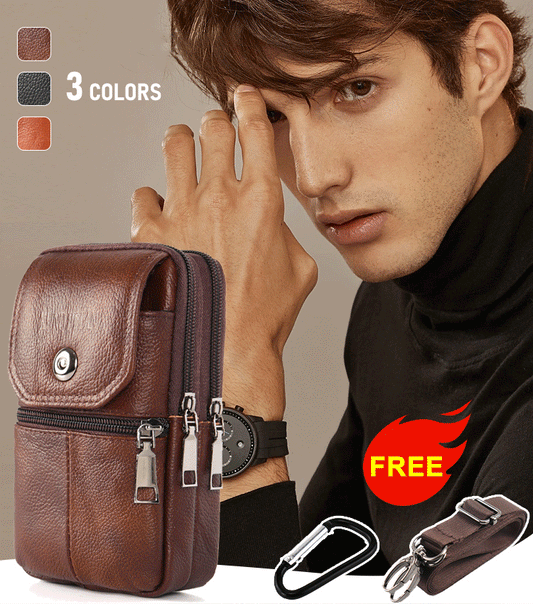 🔥【50% de descuento】Bolso portátil para teléfono con diseño híbrido (crossbody y bandolera) para hombre