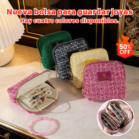 🔥【Compra 1 y llévate 1 gratis】Nueva bolsa para guardar joyas